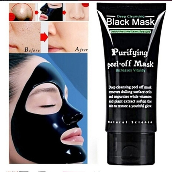 Face Care Suction Black Mask Blackhead Removal Peel Off Pore Black Head Mask Makeup Wish 