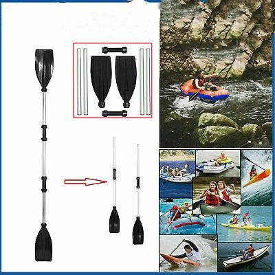 2PCS 126CM Durable Aluminium Kayak Paddles Lightweight Join Together Boat Oars 