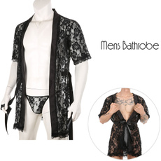 kimonobathrobe, Men, eroticcostumesuit, Lace