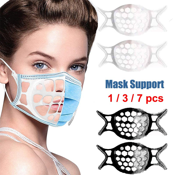 1/3/7 Pcs Silicone Face Mask Bracket Set for Comfortable Mask Wearing 3D Mask Internal Insert