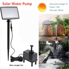 solarpanelwaterpump, Garden, fountainwaterpump, water