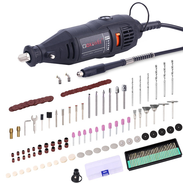 GOXAWEE Rotary Tool Kit 110V/220V Variable Speed Electric Drill Set ...