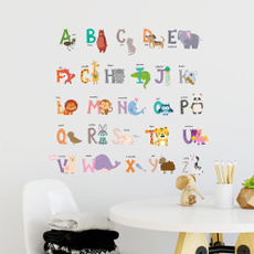 Home Decor, alphabetsticker, nurseryroom, Animal