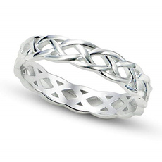 Sterling, whitegoldring, wedding ring, 925 silver rings