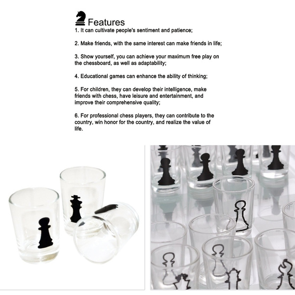 Glass Chess Drinking Game