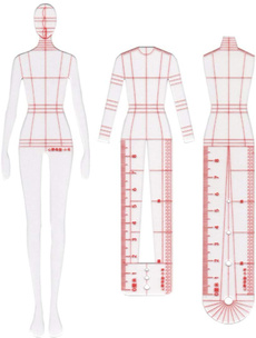 drawingrulertemplete, sewingtool, paperdraftdrawing, fashionlinedrawingtemplate