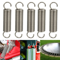 5PCS Extended Spring Wire Stainless Steel Dual Hook Tension Spring | Wish