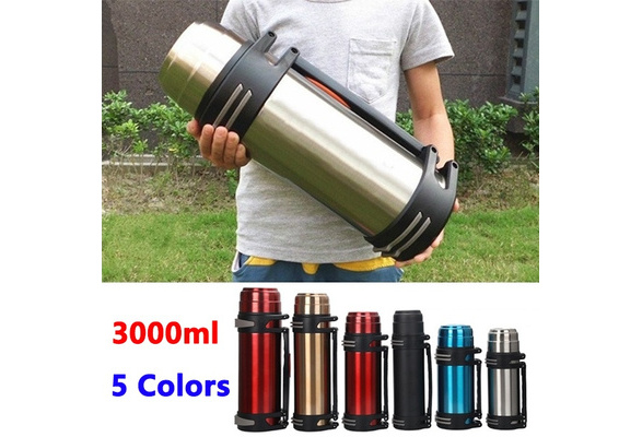 The Best Insulated Thermos Style Flasks 3 Liter Capacity - for Camping –  HelloPharma