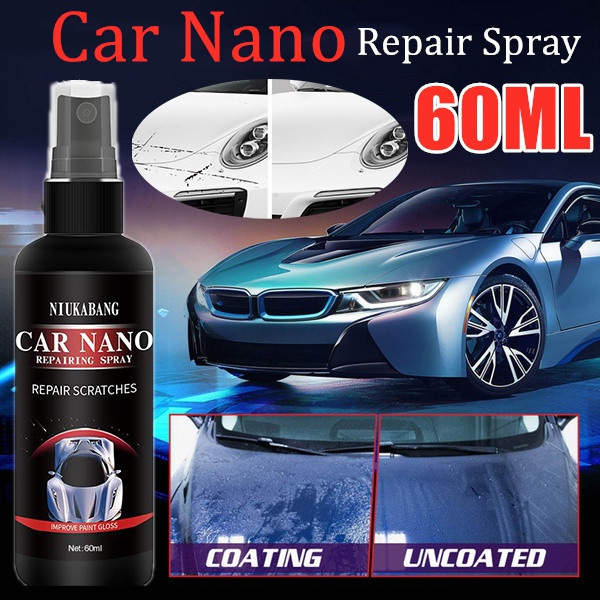 Car Nano Repair Spray Coating Agent Scratch Remover Anti Scratch Spray  Paint Micro-Plating Crystal Hand Spray Liquid Wax Car Care Kit