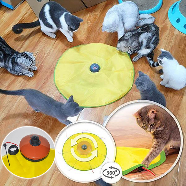 Undercover mouse deals automatic cat toy