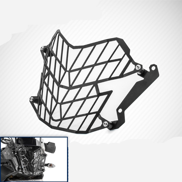 Motorcycle Aluminium Headlight Protector Grille Guard Cover Protection ...