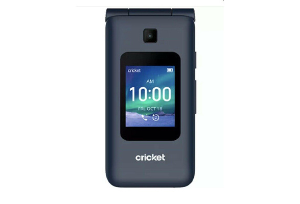 Cricket U102ac Prepaid Debut Flip 4gb Black Navy Blue Wish