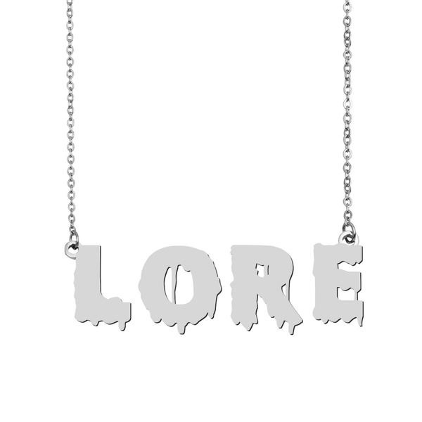 Lore Boy Necklace Minimalist Name Necklace for Him Wish