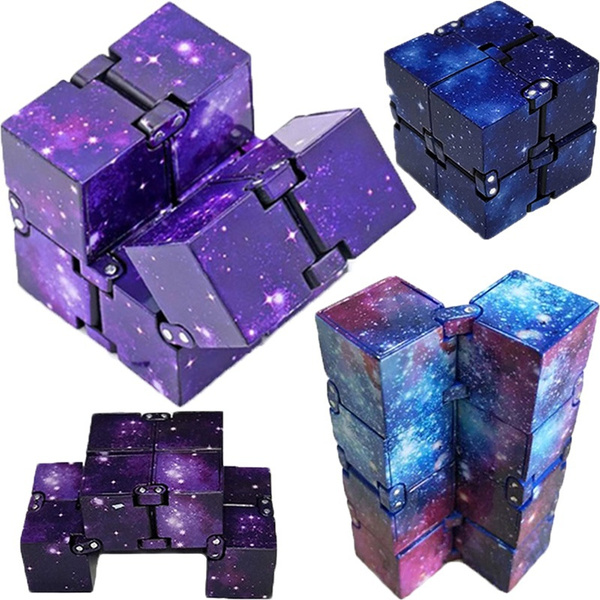 Sensory Infinity Cube Stress Fidget Toys for Autism Anxiety Relief Kids Adult 