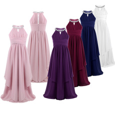 gowns, halter dress, chiffon, Dress