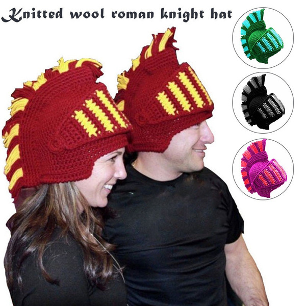 2021 New Spartan Helmet Knight Crochet 