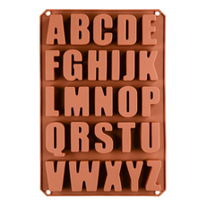 Decorative, Silicone, alphabet, plaster