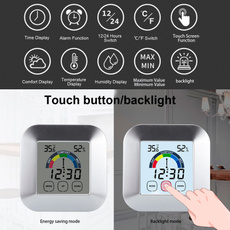 Touch Screen, thermometerhygrometer, rainbowdisplay, Clock
