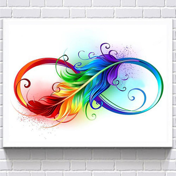DIY 5D Diamond Painting Kits for Adults, Full Drill Round Rhinestone Embroidery Paintings for Kids, Home Wall Decor Cross Stitch Arts Number (