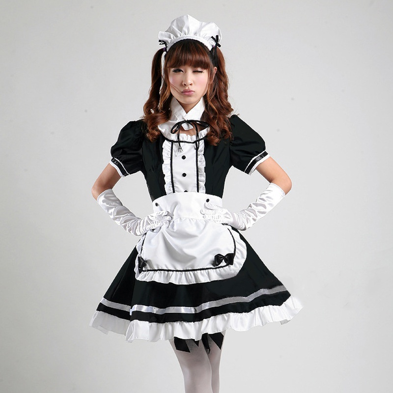 Aymmy WAITRESS COSTUME フリルブラウス Amazon.com: SFWXCOS Princess Costume Yellow Maid Dress Waitress