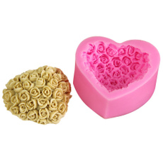 mould, Heart, Flowers, Silicone