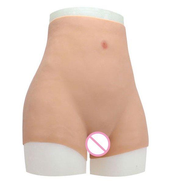 Silicone Panties for Crossdresser Trangender with Fake Vagina Lift Up Hip  Pants
