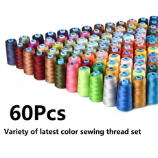 Polyester, 30spoolsthread, mixedcolorsthread, Quilting