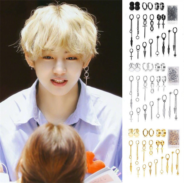 Dangling on sale earrings kpop