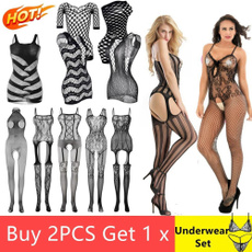 Open Crotch, Underwear, Plus Size, Stockings