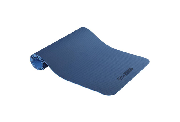 HolaHatha 72 x 24 Double Sided 0.25 Thick Non Slip Home Workout Yoga Mat,  Blue