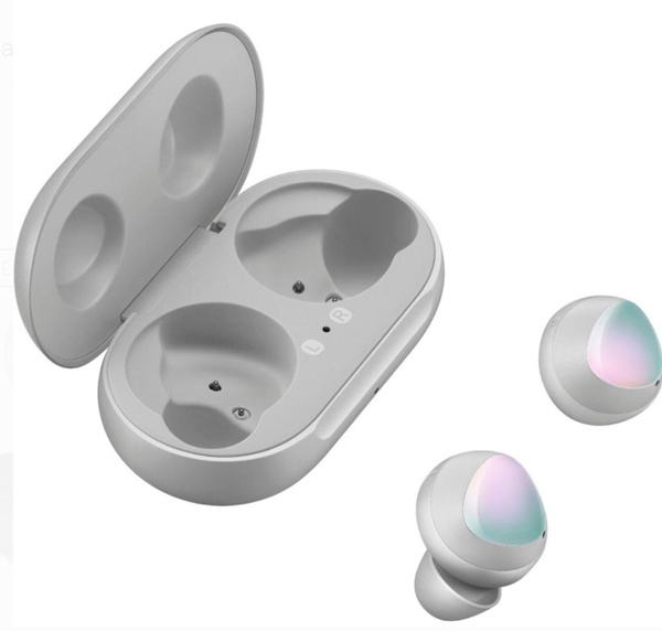 Samsung Galaxy Buds Bluetooth True Wireless Earbuds Wireless charging Case included Silver US Version