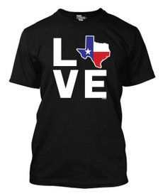 Funny T Shirt, Cotton Shirt, Love, texas