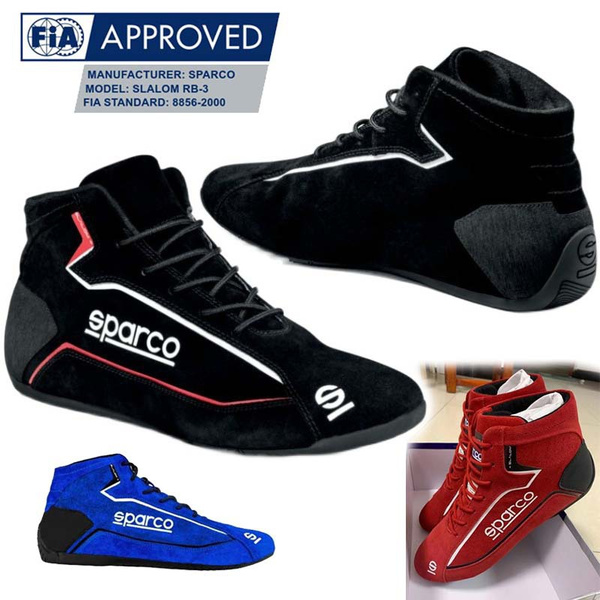 Sparco Flame Retardant Kart Motorcycle Riding Boots Street Moto Racing