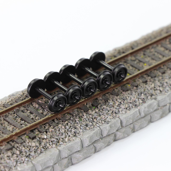 24/48pcs HO/N Scale POM Plastic 33''/36'' Wheels for Model Train Wheel