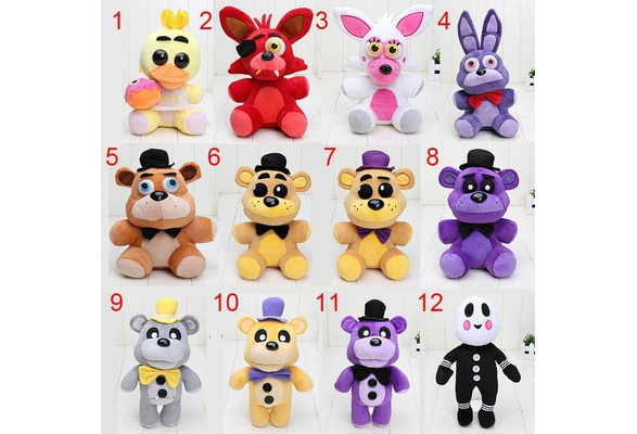 18cm plush FNAF Bear Golden Freddy Nightmare Fredbear Foxy Chica