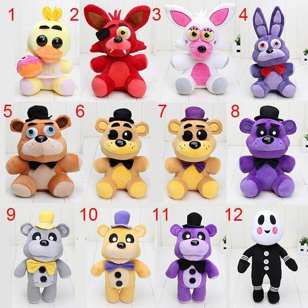 18cm Five Nights at Freddy Bear Fox Bonnie Chica Golden Freddy