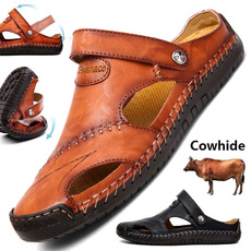 beach shoes, Sandals, Outdoor Sports, genuine leather