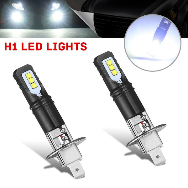 Buy H1 LED 12000LM 60W Headlight Bulb, 6000K White Lamp for Car - Pack of 2  Online at desertcartSeychelles