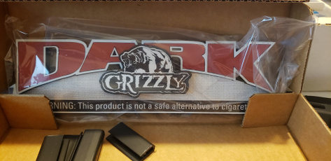 Box, tobacco, retaildisplay, grizzly
