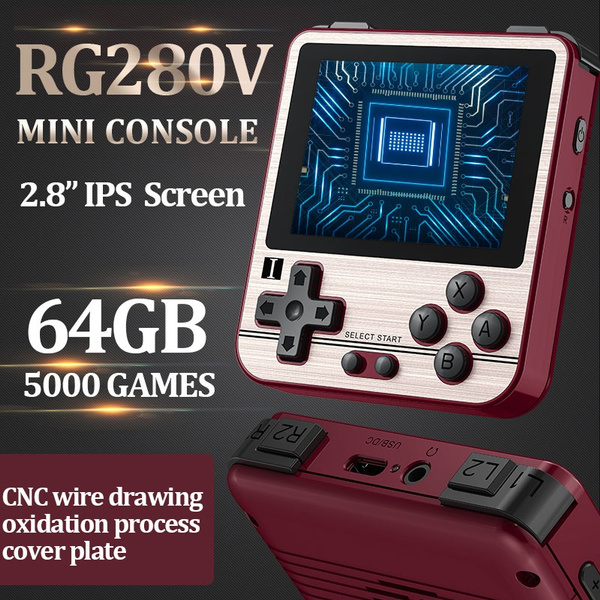 ANBERNIC RG280V Retro Games 16G/64G-5000 Games 2.8Inch IPS Screen