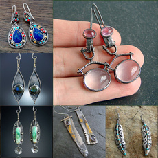 Sterling, bohemia, Dangle Earring, Jewelry