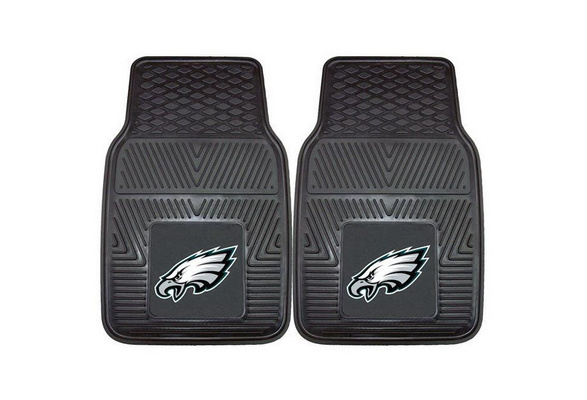 Philadelphia Eagles Car Mats Heavy Duty 2 Piece Vinyl 