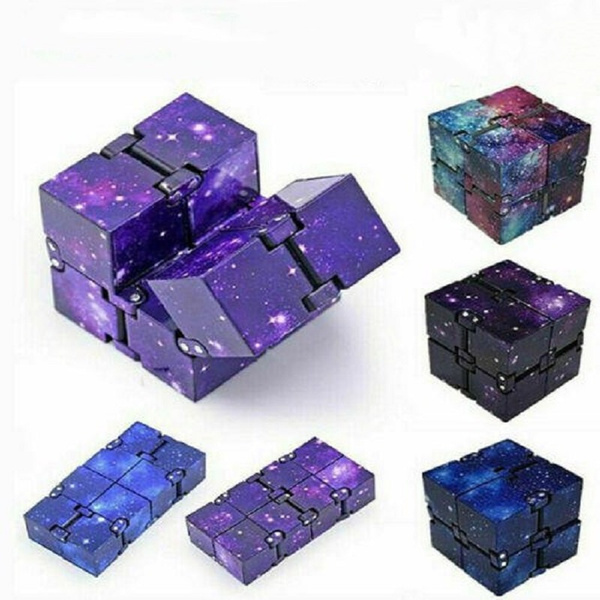 Sensory Infinity Cube Fidget Stress Toys Autism Anxiety Relief Kids Adults Gift 