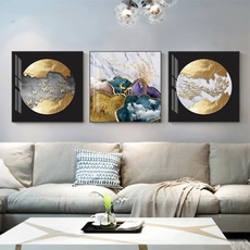 Wall Art, Home Decor, canvaspainting, gold