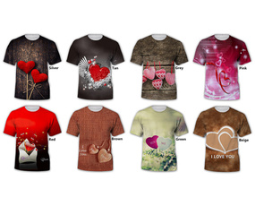 Love, Tops, short sleeves, Hip Hop