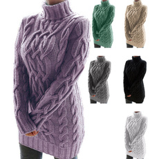 lapel, Women Sweater, dressessweater, Winter