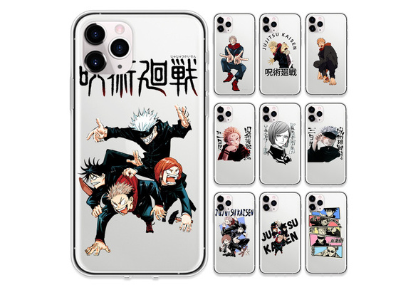 Japanese Anime Jujutsu Kaisen Phone Cases for Coque Iphone 12 Pro