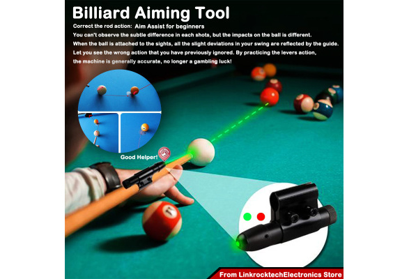 Pool Snooker Cue Laser Sight Billiard Training Equipment Practice