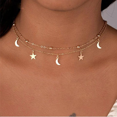 clavicle  chain, Star, Jewelry, Chain
