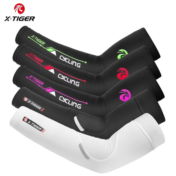 Women's Cycling Arm Sleeves - Compression Thermal Warmers For Biking & Outdoor